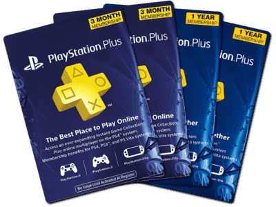 play station cards