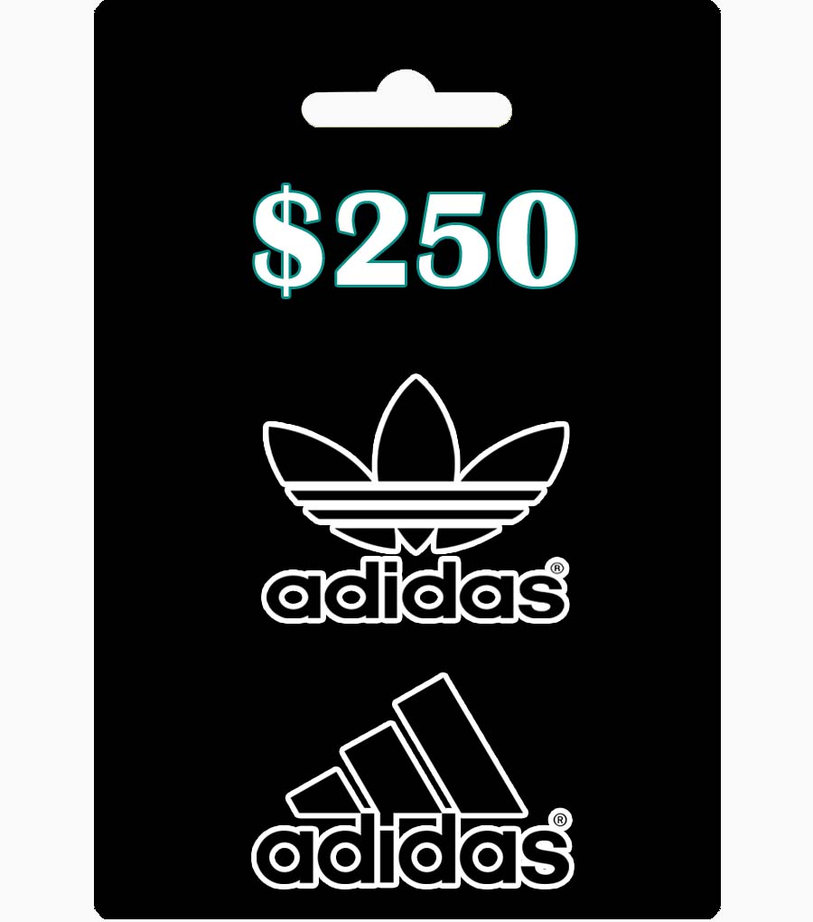$250 Adidas Gift Card (US) | GiftChill 