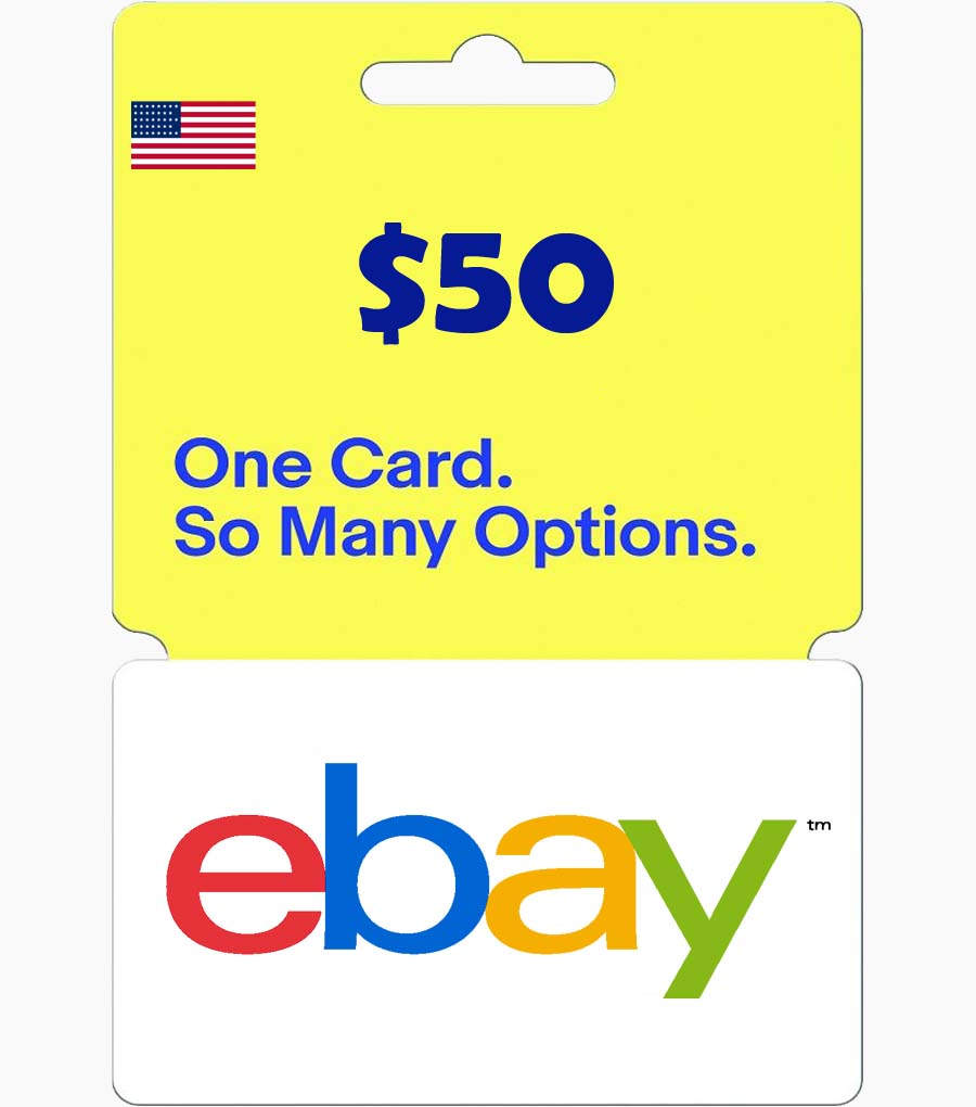 50 eBay Gift Card (USA) GiftChill.co.uk