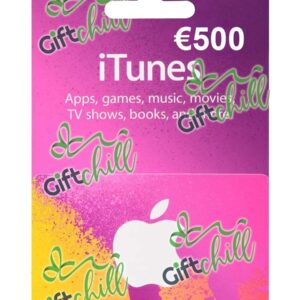 itunes gift card 500 euro