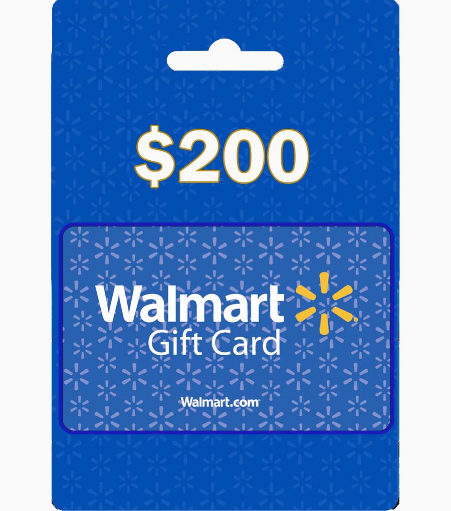 200 Walmart Gift Card (USA) GiftChill.co.uk