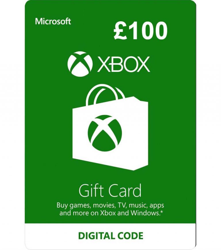 £100 Xbox Gift Card (UK) GiftChill.co.uk