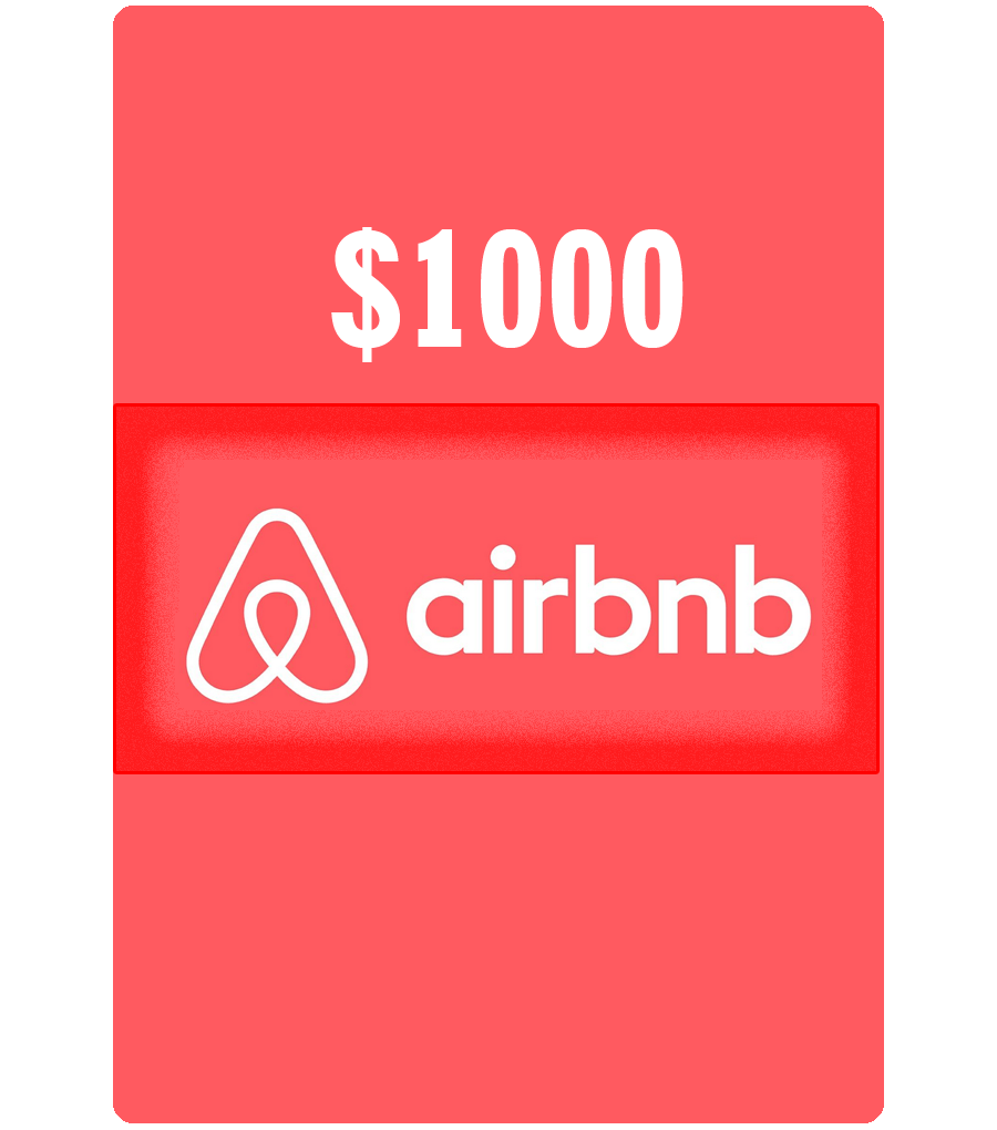airbnb gift card 1000 usd