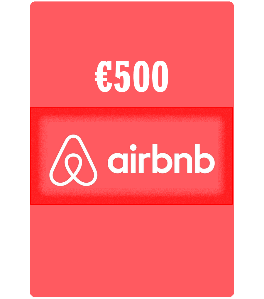 airbnb gift card €500 europe