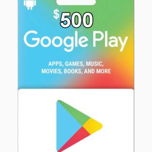 google play gift card 500 usd