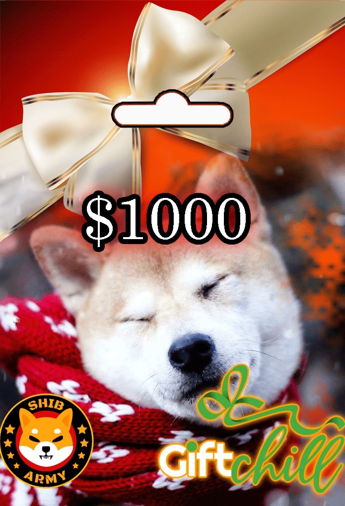 shiba inu gift card $1000