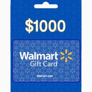 $1000 walmart gift card