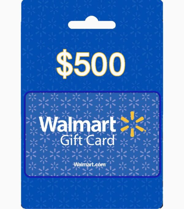 walmart gift card $500
