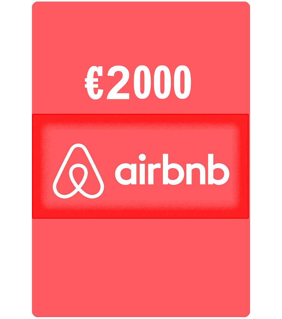 2000 euro airbnb gift card italy germany