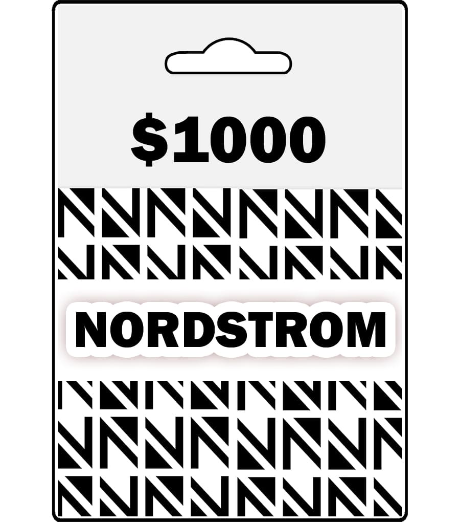$1000 Nordstrom Gift Card  Buy Nordstrom Rack Vouchers