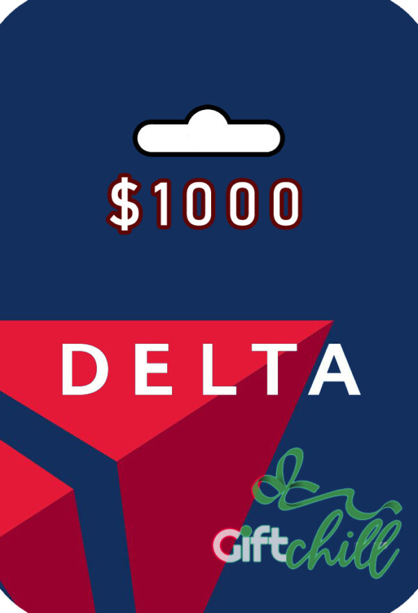 $1000 delta airlines gift card