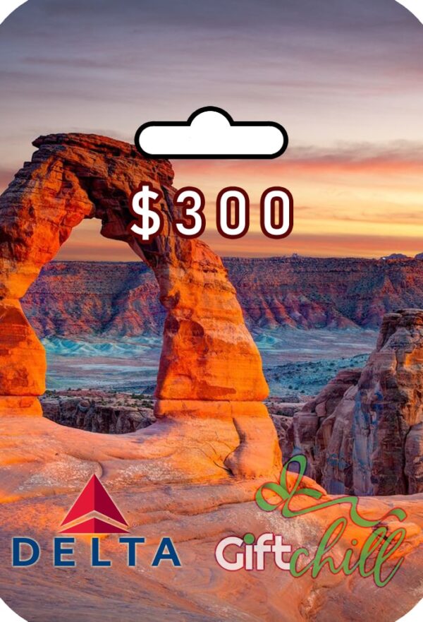$300 delta airlines gift card
