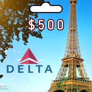 delta airlines gift card $500 travel voucher