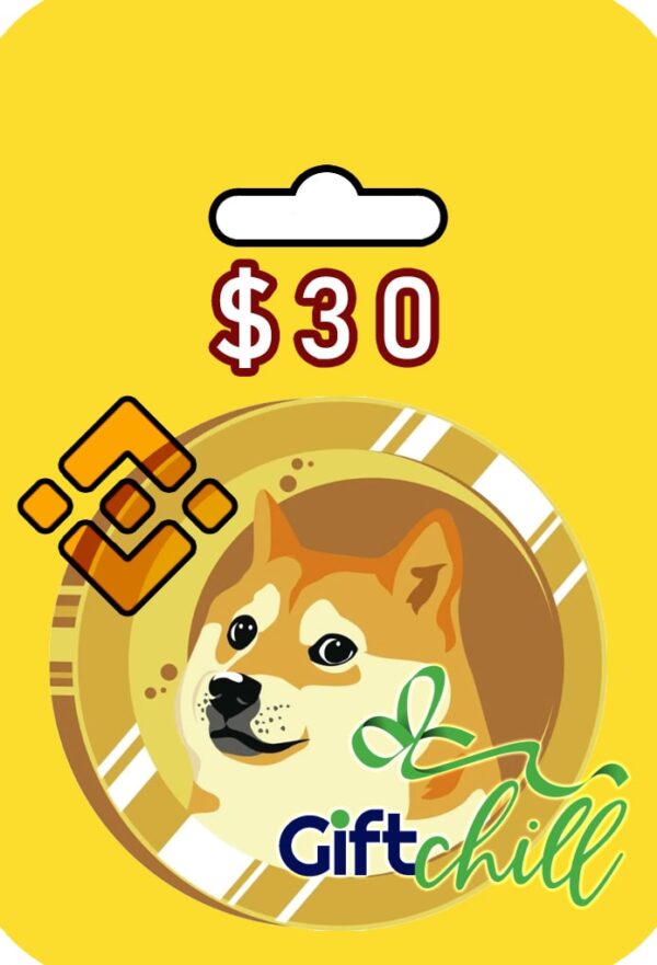 $30 doge coin gift card from binance gift cards