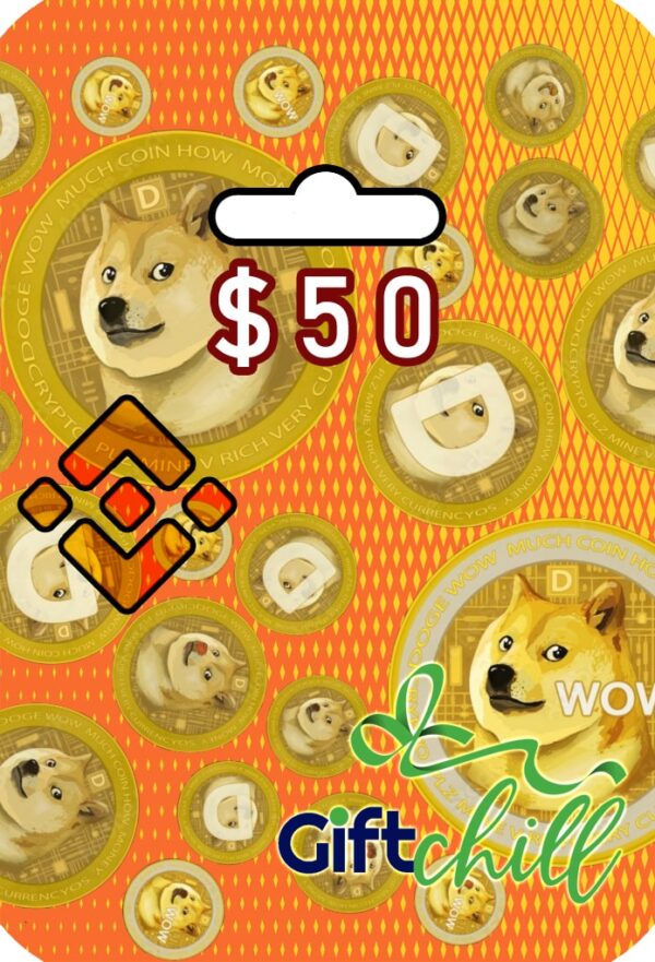 dogecoin gift card 50 usd binance gift card crypto voucher