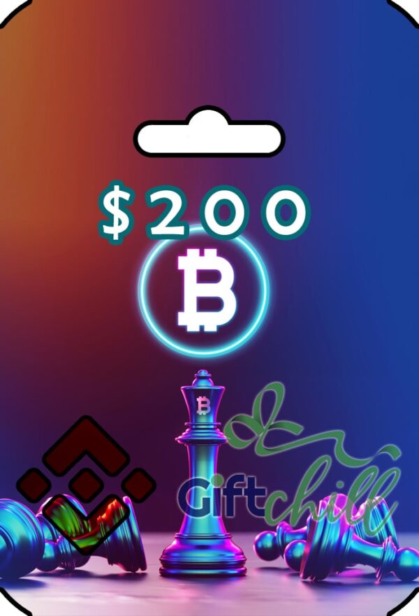 bitcoin gift card binance $200 btc giftcard crypto voucher cryptocurrency redeem code digital currency voucher from binance usd eur gbp cad